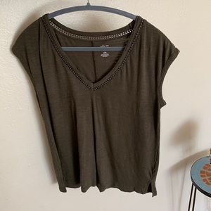 Olive green t-shirt